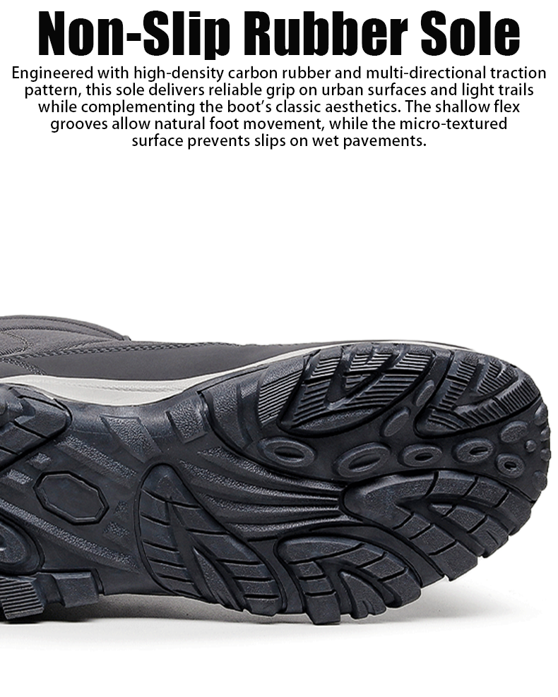Waterproof winter work safety shoes with orthopedic insoles offer maximum protection from the cold, a durable, non-slip sole, and all-day comfort.
